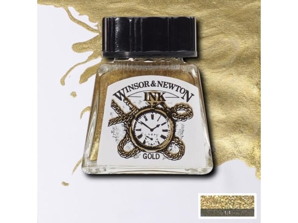 Winsor & Newton 094376899948, Gull, 14 ml, 1 stykker, Gold, Assorterte farger