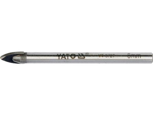 Yato bor for sylindrisk hardmetallplate 8 mm for glass og glaserte fliser (YT-3727)