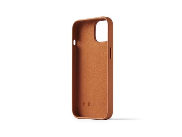 "Mujjo Nahkainen lompakkokotelo iPhone 14:lle - ruskea"