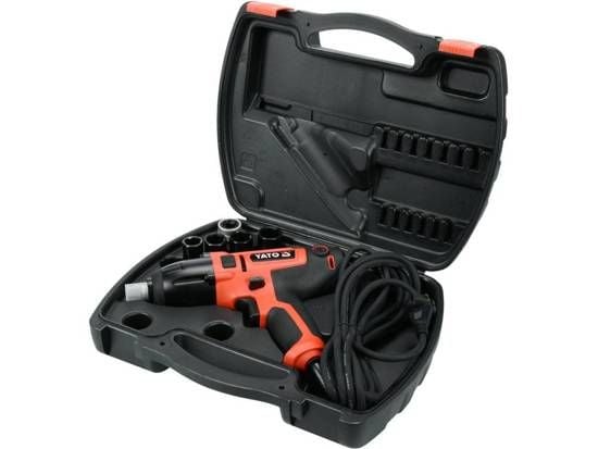 Yato YT-82020, Slagtrekker, Sort, Rød, II, IP20, 1/4", 3300 RPM
