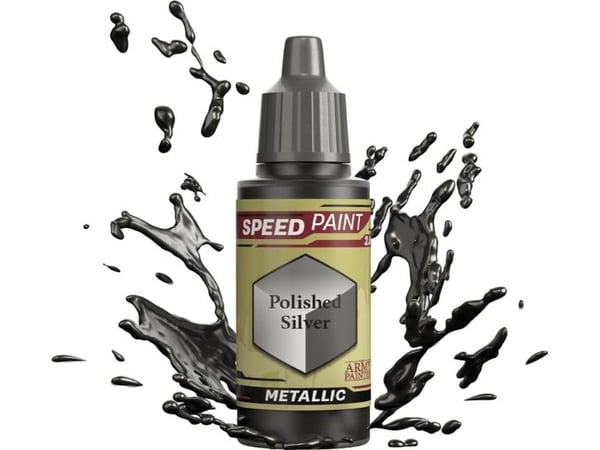 Army Painter SPEEDPAINT Metallic 2.0: Polished Silver