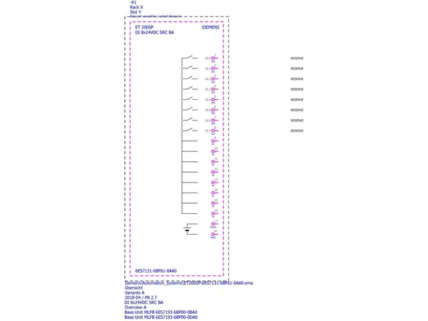 Siemens 6ES7131-6BF61-0AA0, Innendørs, Flerfarget, Tyskland, 35 g, 65 mm, 23 mm
