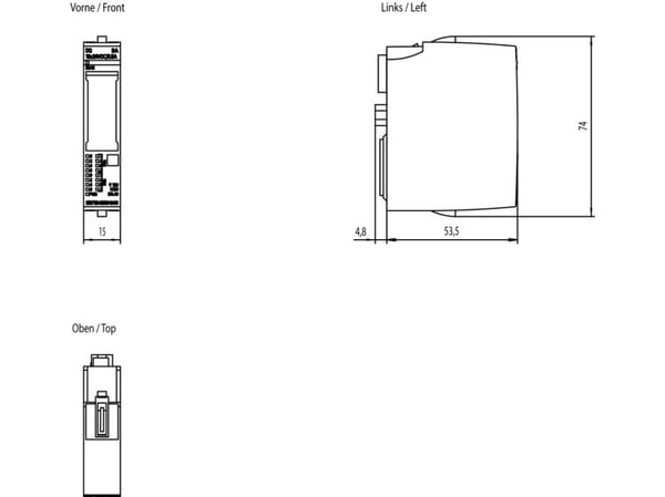 Siemens 6ES7132-6BH00-2AA0, Innendørs, Flerfarget, 400 g, 83 mm, 69 mm, 149 mm