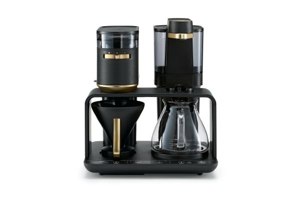 Melitta EPOS 1024-04, Droppande kaffebryggare, 1 l, Kaffebönor, Inbyggd kvarn, 1515 W, Svart, Guld