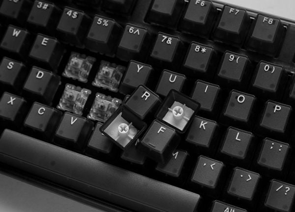 Ducky One 3 Aura Black TKL Gaming Tastatur, RGB LED - MX-Speed-Silver (US)