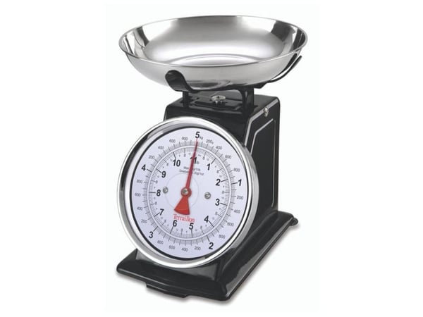Terraillon KEG41019BK, Elektronisk kjøkkenvekt, 5 kg, 1 g, Svart, Countertop, Rektangel