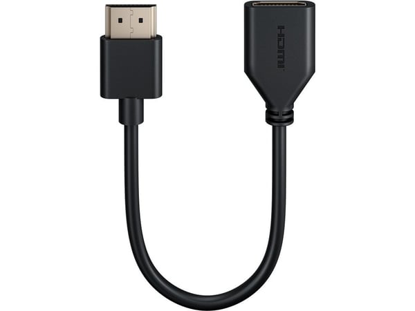 Goobay 64824, 0,1 m, HDMI Type A (standard), HDMI, hann, hunn, rett