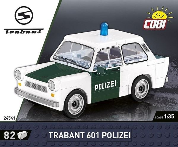 COBI Trabant 601 Polizei, Byggesett, 5 år, Plast, 82 stykker