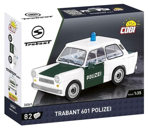 COBI Trabant 601 Polizei, Byggesett, 5 år, Plast, 82 stykker