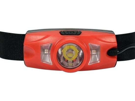 Yato YT-08596, Hodebåndslommelykt, Sort, Rød, ABS syntetisk, Gummi, IP44, LED, 1 lamper