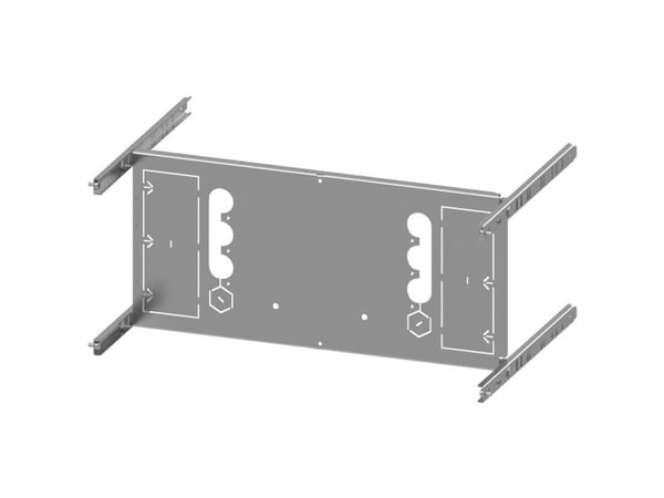 Siemens 8PQ6000-8BA26 Asennuslevyt kytkinkaappi 1 kpl