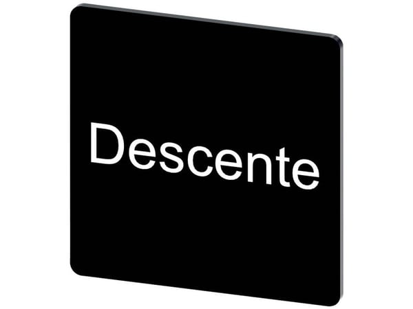 Betegnelsesskilt Siemens 3SU1900-0AE16-0GD0 10 stk