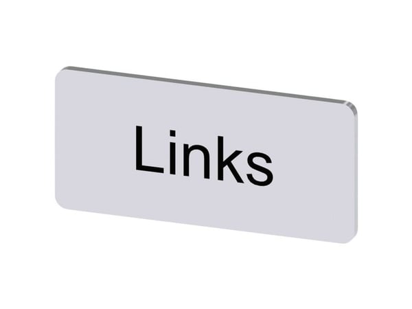 Siemens 3SU1900-0AC81-0AJ0 betegnelse skilt 10 stk