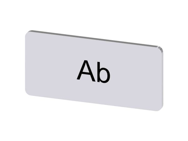 Siemens 3SU1900-0AC81-0AE0 merkeskilt 10 stk