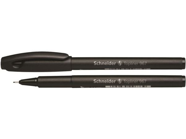 Schneider Topliner 967 - Fineliner - svart - 0.4 mm - ekstra fin