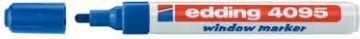 edding 4095 window - Markør - for glass - blå - vannbasert blekk - 2-3 mm