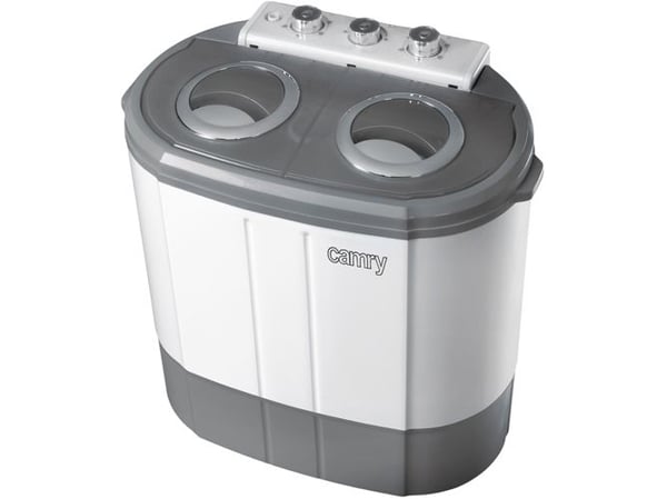 Camry Premium CR 8052, Toplader, 3 kg, Grå, Hvit