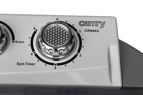 Camry Premium CR 8052, Toplader, 3 kg, Grå, Hvit