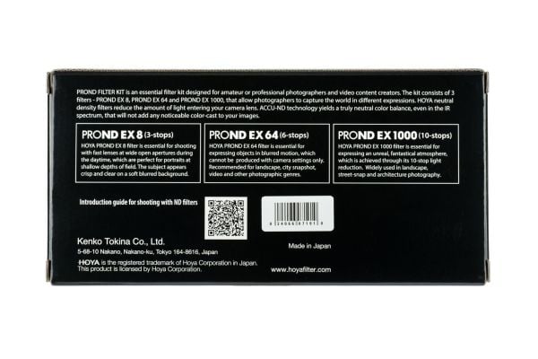 Hoya PRO ND EX Filter Kit, 5,5 cm, Kameran suodatinsarja, 3 kpl