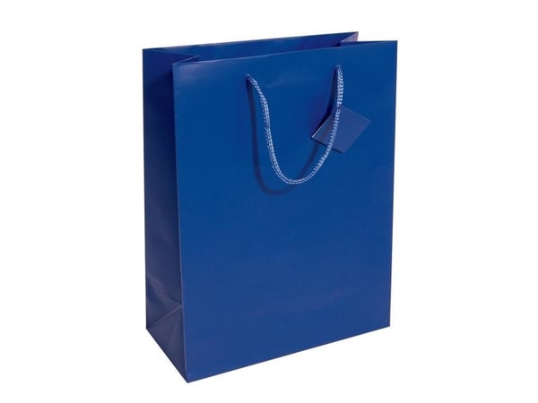 Sigel GT503, Gavepapirbag, Blå, Monokromatisk, Papir, Matt, 157 g/m²