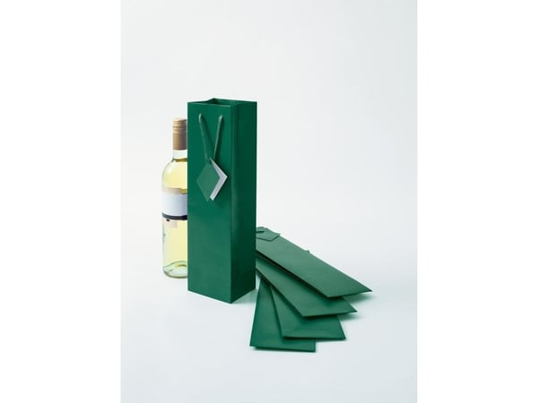 Sigel GT502, Gavepapirbag, Grønn, Monokromatisk, Papir, Matt, 157 g/m²
