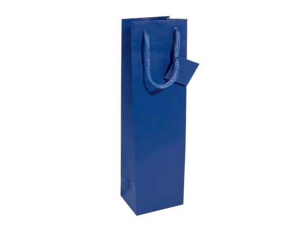 Sigel GT505, Gavepapirbag, Blå, Monokromatisk, Papir, Matt, 157 g/m²