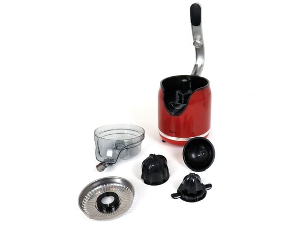 JATA JEEX1059, Håndpresse, Rød, Rustfritt stål, 0,3 l, 1 stykker, Rustfritt stål, 160 W
