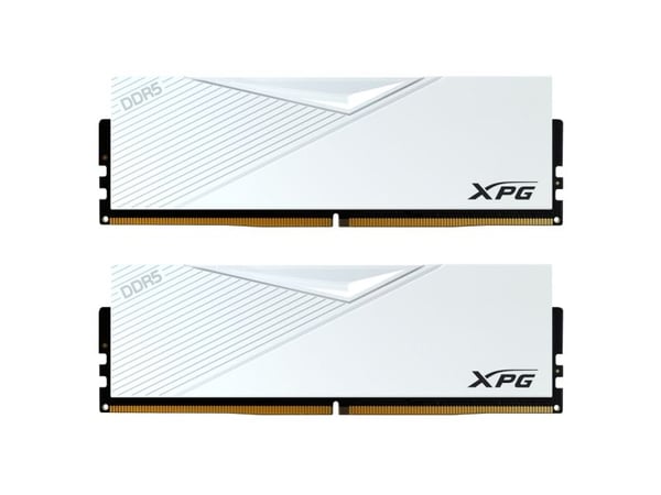 XPG LANCER RGB - DDR5 - sett - 32 GB: 2 x 16 GB - DIMM 288-pin - 6000 MHz / PC5-48000 - CL30 - 1.35 V - ikke-bufret - on-die ECC - hvit