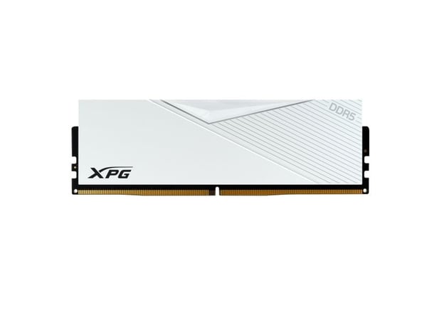 XPG LANCER RGB - DDR5 - sett - 32 GB: 2 x 16 GB - DIMM 288-pin - 6000 MHz / PC5-48000 - CL30 - 1.35 V - ikke-bufret - on-die ECC - hvit