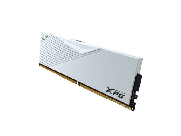 XPG LANCER RGB - DDR5 - sett - 32 GB: 2 x 16 GB - DIMM 288-pin - 6000 MHz / PC5-48000 - CL30 - 1.35 V - ikke-bufret - on-die ECC - hvit