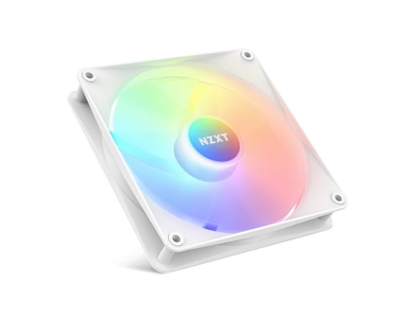 NZXT F Series F140 RGB - Kabinettvifte - 140 mm - matt hvit