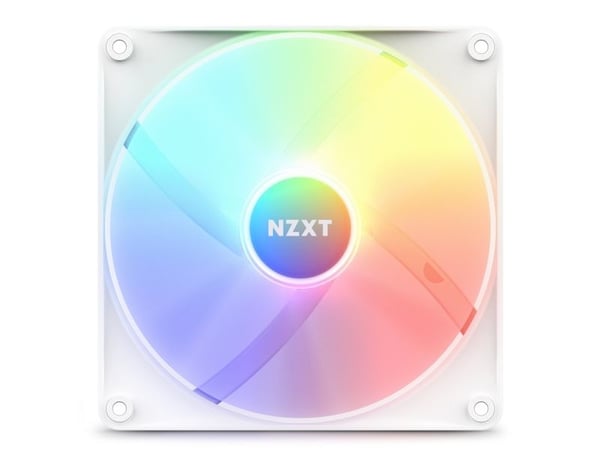 NZXT F Series F140 RGB - Kabinettvifte - 140 mm - matt hvit