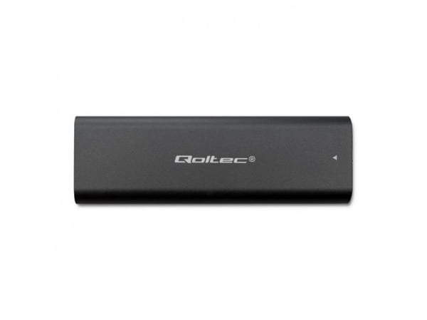 Qoltec-kotelo | asemapaikka M.2 SATA SSD -asemalle | NGFF | USB type C