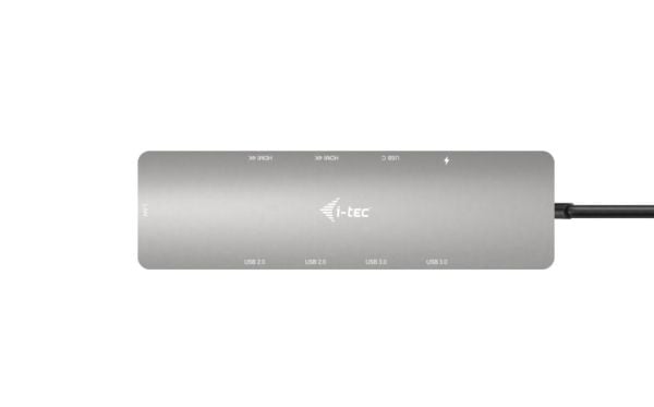 i-Tec Nano Dock - Dokkingstasjon - for bærbar, bærbar - USB4 / Thunderbolt 4 - 2 x HDMI - 1GbE