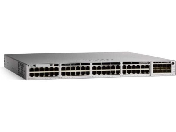 Cisco Catalyst 9300L nettverksswitch 48-port PoE+ 505 W, C9300L-48P-4G-E