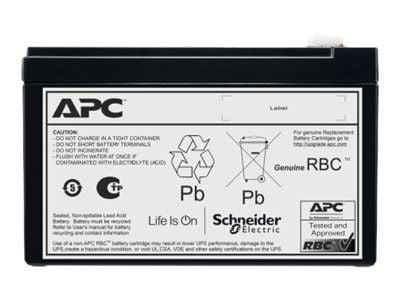APC Replacement Battery Cartridge #175 - UPS-batteri (tilsvarer: APC RBC175) - 1 x batteri - blysyre - svart