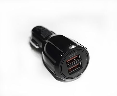 Vakoss Automobile USB Charger, Automatisk, DC, 9 V, 5,2 A, Sort