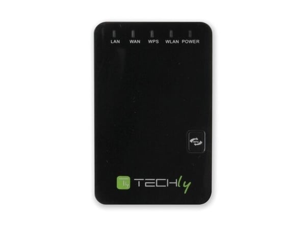 Techly 301078 Trådløs minirouter / signalforsterker 802.11n 300 Mbps, over-the-air