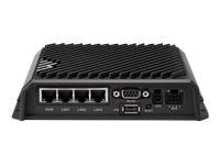 Cradlepoint R1900-5GB - Trådløs ruter - WWAN 4-portssvitsj - 1GbE - Wi-Fi 6 - Dobbeltbånd - 5G - med 3-års NetCloud Mobile Performance Essentials +...