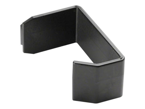 Hager VZ699, musta, Muovi, REACH,RoHS, 20 mm, 48 mm