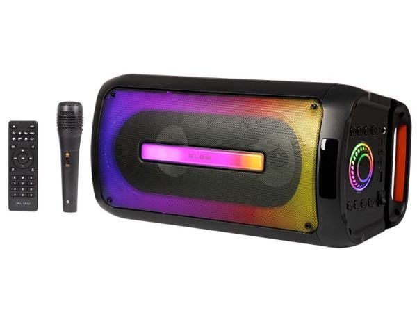 CityLIGHT Bluetooth-højttaler + fjernbetjening + mikrofon med ledning