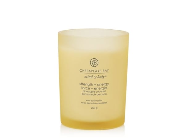 Duftlysglass medium Styrke og energi 250 g