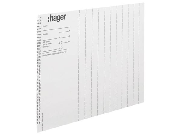 Hager ZZ90B, 10 styck