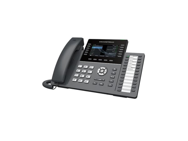 Grandstream GRP2636 - VoIP-telefon - IEEE 802.11a/b/g/n/ac (Wi-Fi) / Bluetooth - 5-veis anropskapasitet - SIP, RTCP, RTP, SRTP - 12 linjer