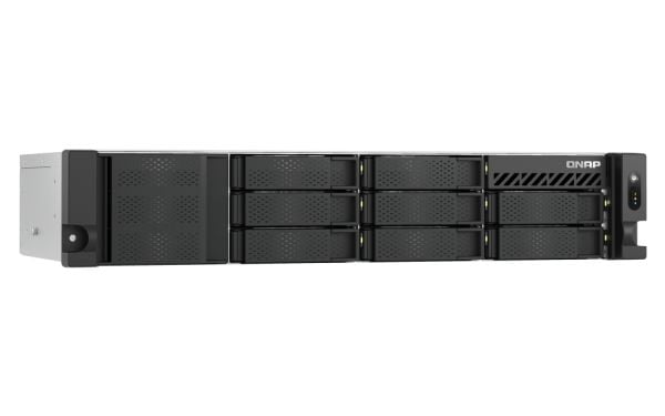 QNAP TS-855eU-RP - NAS-server - 8 fack - kan monteras i rack - SATA 6Gb/s - RAID 0, 1, 5, 6, 10, 50, 60, TM, RAID TP - RAM 8 GB - Gigabit Ethernet ...
