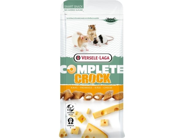 Versele-Laga Crock Cheese, Matbit, 50 g, Hamster, Mus, Rotte, Omega-3, Vitamin A, Vitamin C, Vitamin D3, Vitamin E, Veske Versele-Laga Crock Cheese, Matbit, 50 g, Hamster, Mus, Rotte, Omega-3, Vitamin A, Vitamin C, Vitamin D3, Vitamin E, Veske