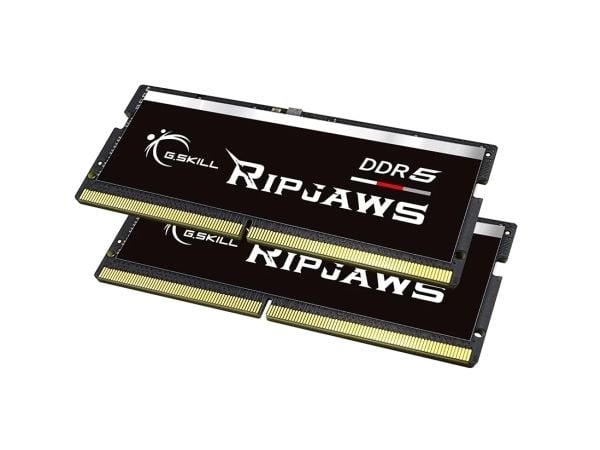 G.Skill Ripjaws - DDR5 - sett - 32 GB: 2 x 16 GB - SO DIMM 262-pin - 5600 MHz / PC5-44800 - CL46 - 1.1 V