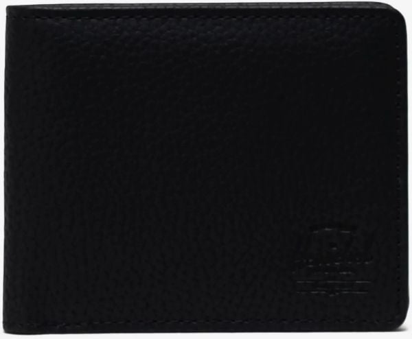 Herschel Roy Wallet, Lommebok, Sort, Vegansk skinn, Monokromatisk, Lomme, 111,8 mm