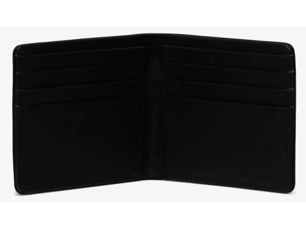 Herschel Roy Wallet, Lommebok, Sort, Vegansk skinn, Monokromatisk, Lomme, 111,8 mm