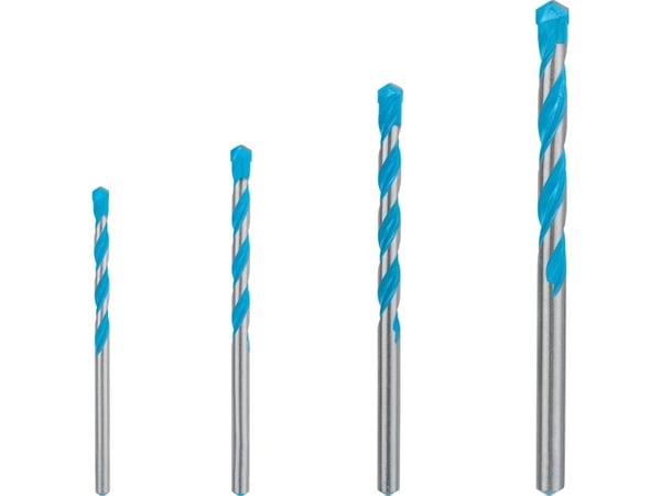 Bosch Expert CYL-9 MultiConstruction - Borsett - for betong, plast, stål, bløtt tre, soft tile, multimaterial - 4 deler - 5 mm, 6 mm, 8 mm, 4 mm - ...